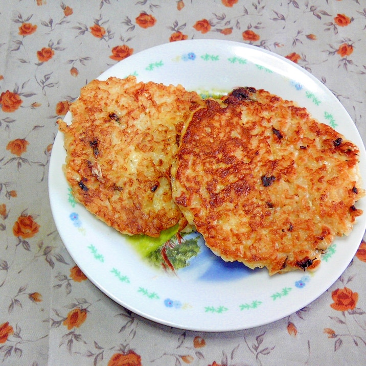 しその実とチーズの卵ご飯焼き